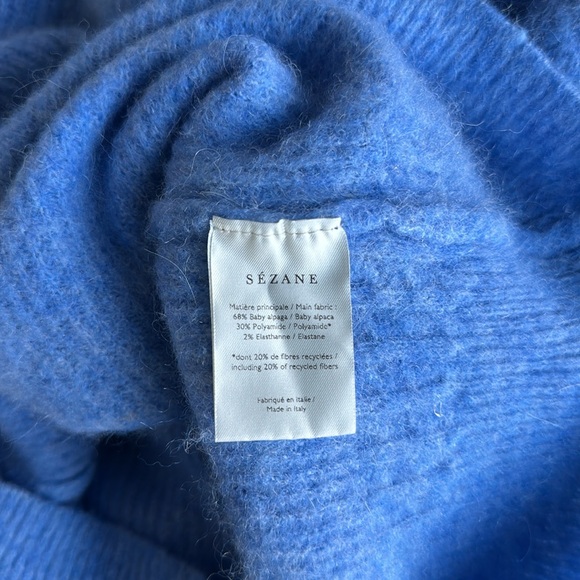 Sezane Blue Women's Sweater - Picture 4 of 4